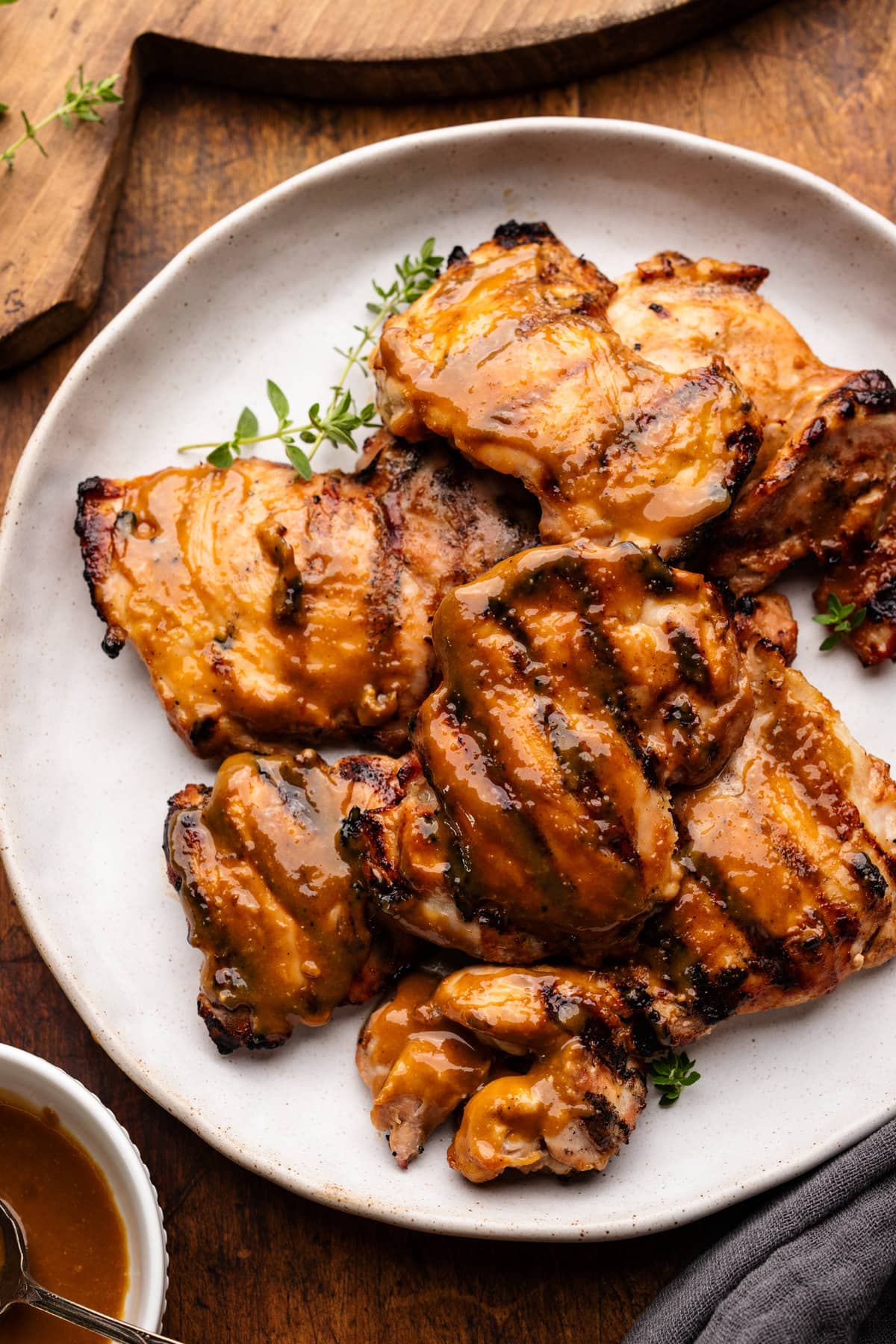 Honey Dijon Grilled Chicken Thighs A Simple Palate