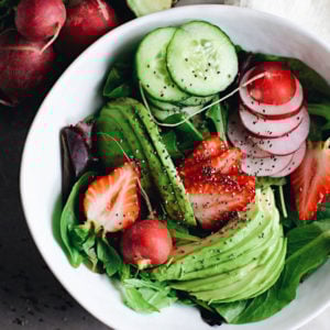 Healthy, wholesome, Loaded Detox Chia Salad. One of my favorite salads! | asimplepalate.com