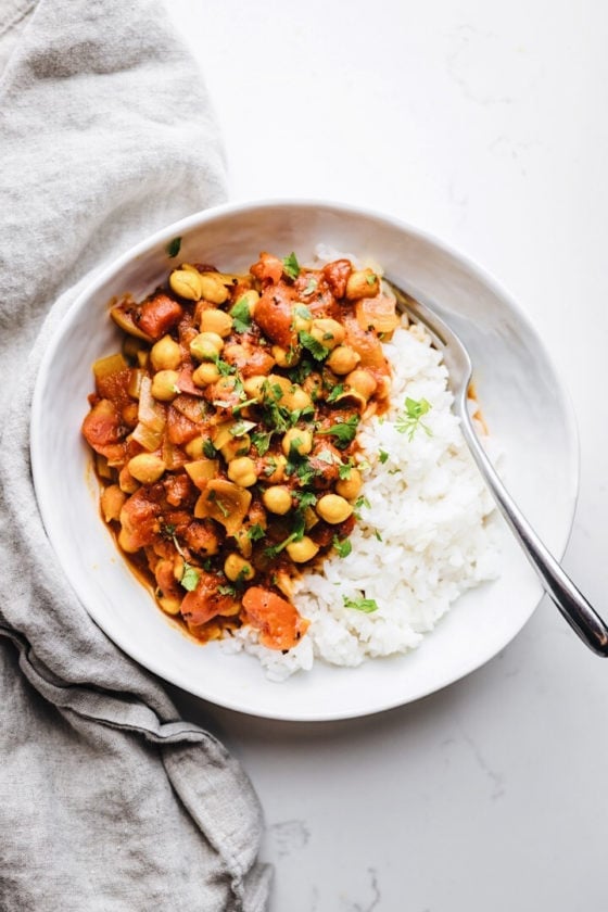 Quick & Healthy Moroccan Chickpea Stew A Simple Palate
