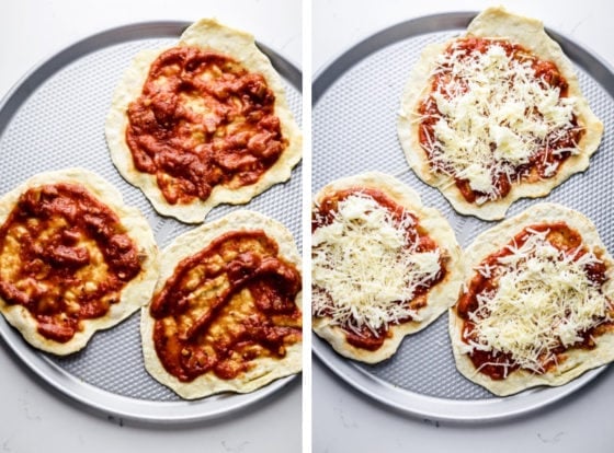 10 Minute Tortilla Pizza A Simple Palate Tortilla Pizza 1 1 560x414 