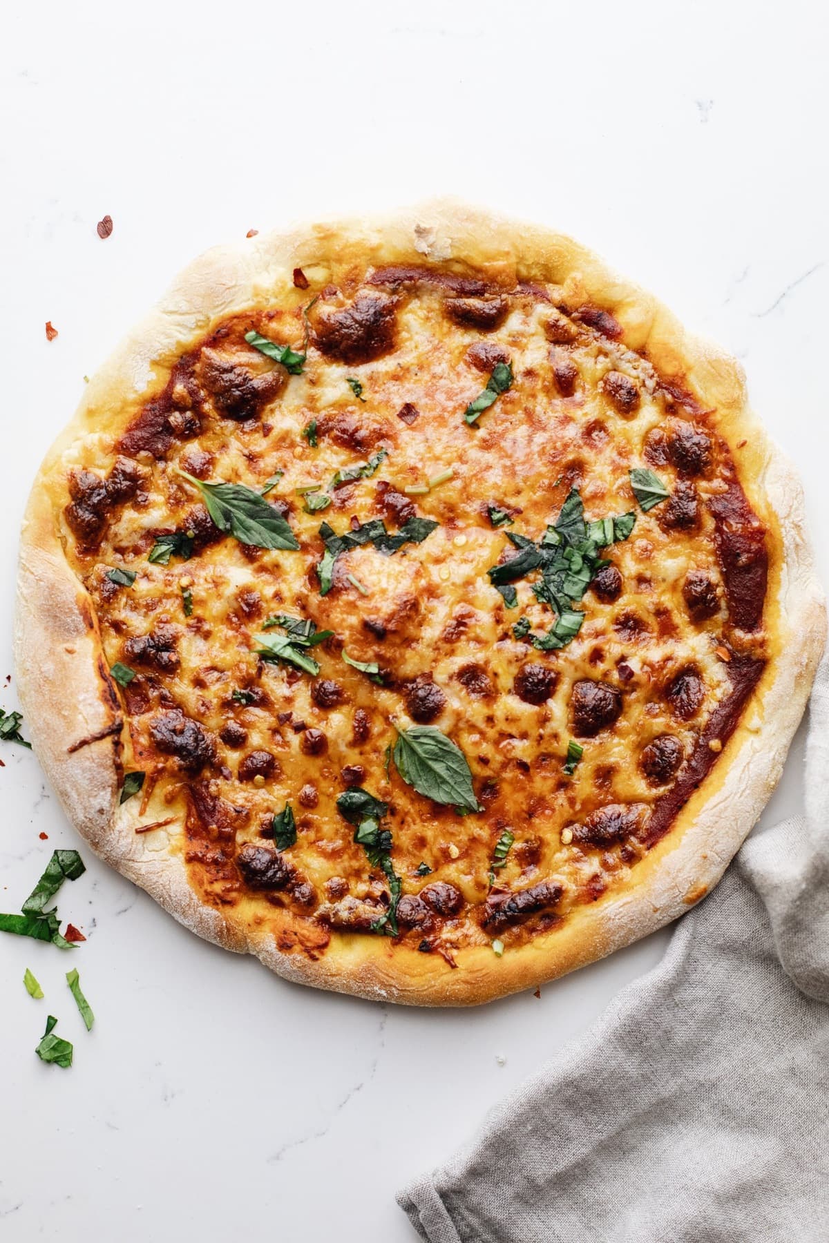 Pretty Little Cast Iron Skillet Pizzas - Taste With The Eyes