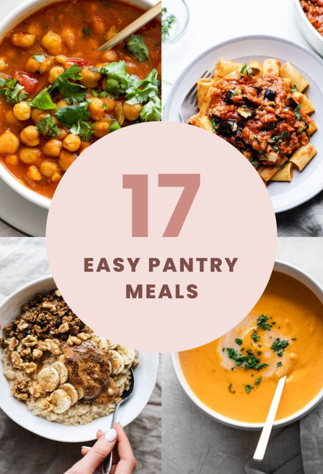 17 easy pantry meals