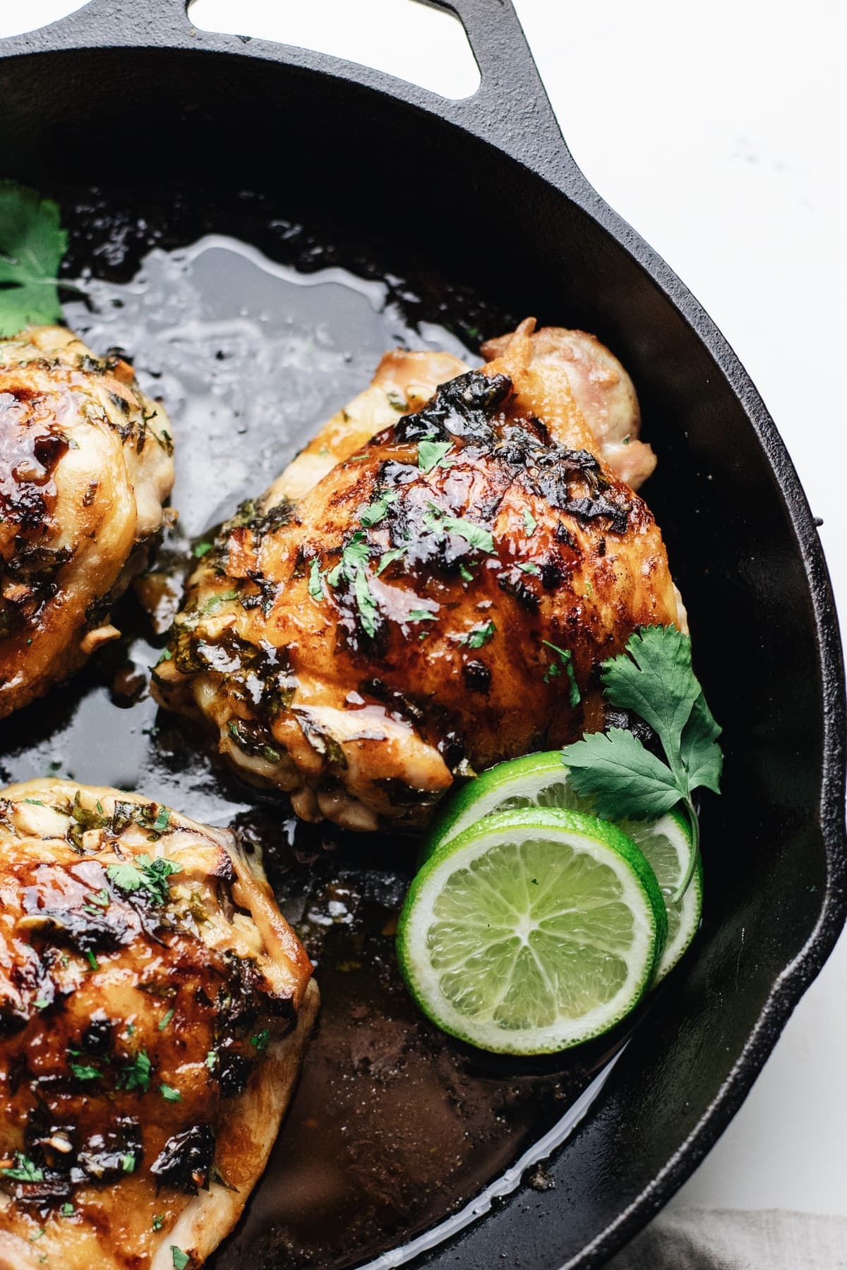 Cilantro Lime Chicken Thighs - Damn Delicious