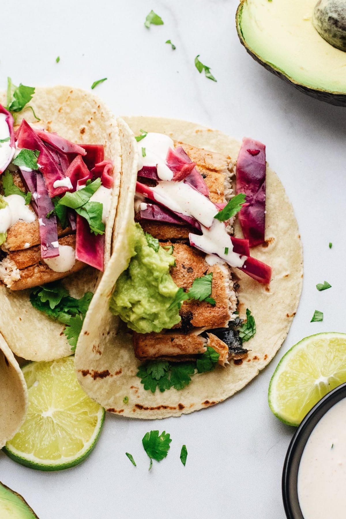 Grilled Mahi Mahi Tacos with Pickled Cabbage Slaw – A Simple Palate