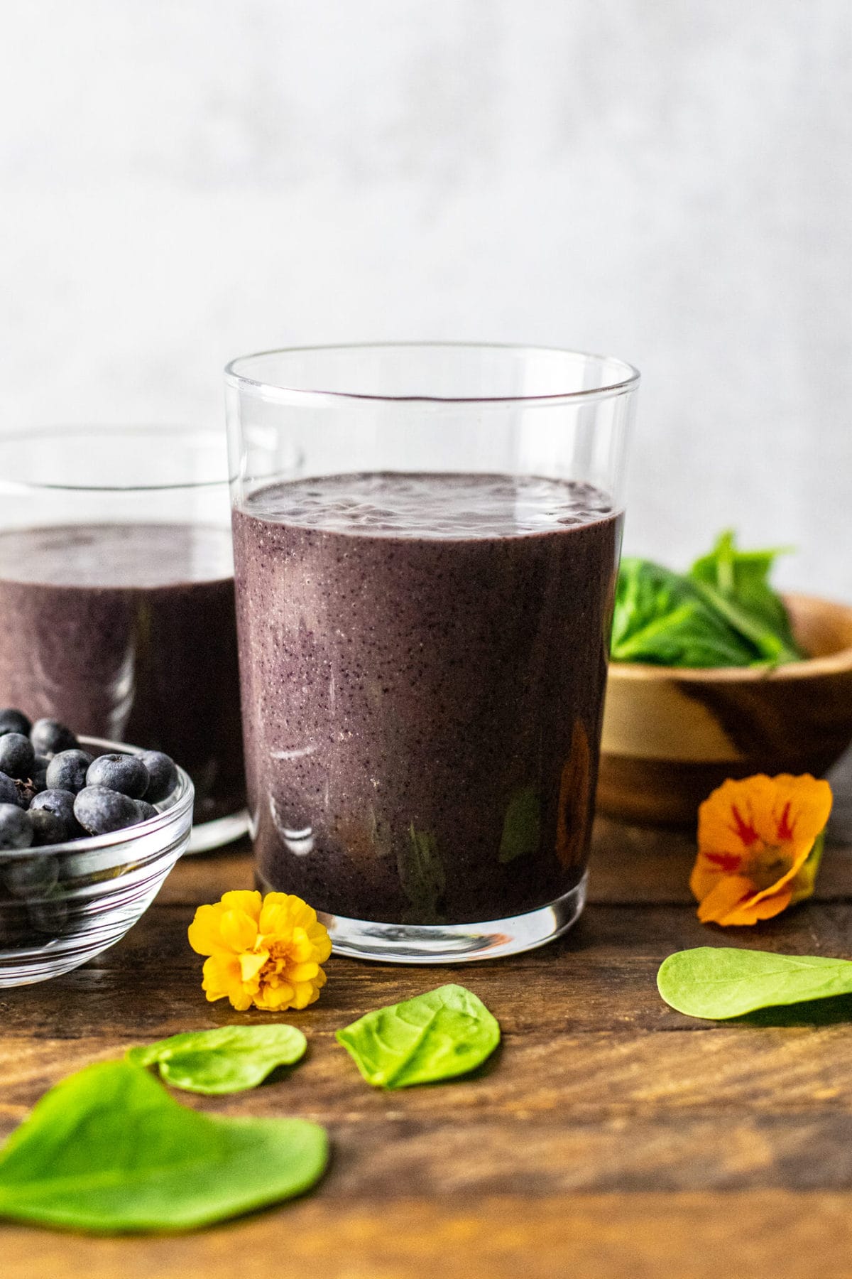 Superfood Blueberry Spinach Smoothie A Simple Palate