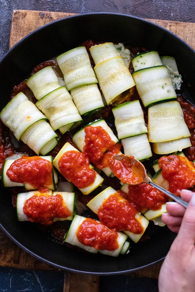 Three Cheese Zucchini Rollatini (Involtini) A Simple Palate