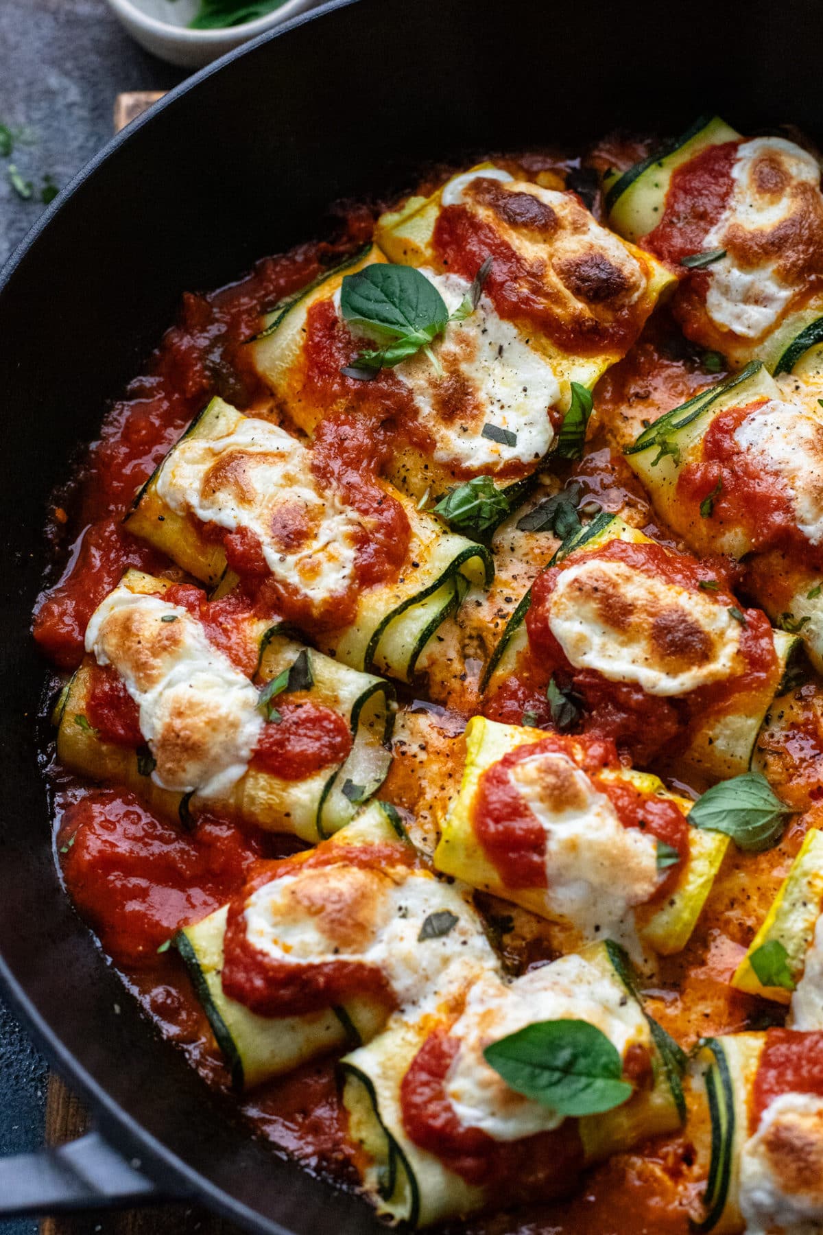 Three Cheese Zucchini Rollatini (Involtini) A Simple Palate