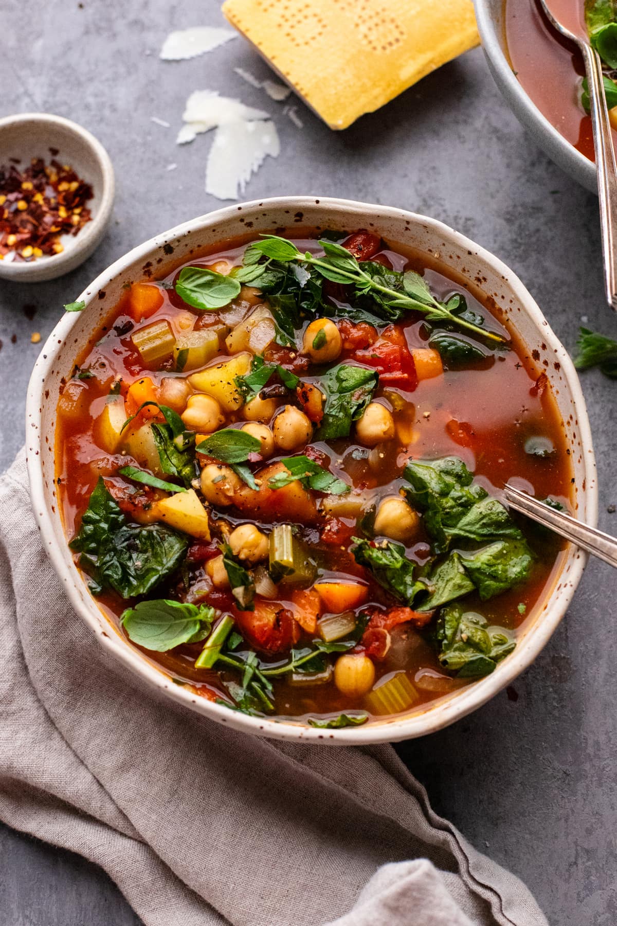 Hearty Tuscan Kale & Chickpea Soup – A Simple Palate