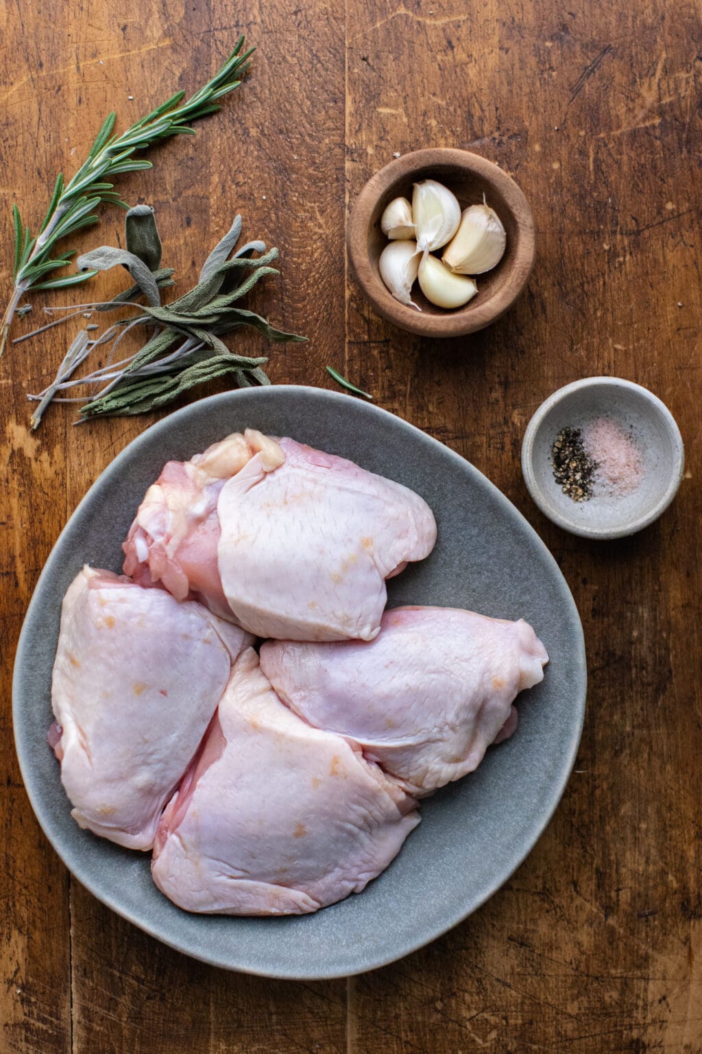 Garlic & Herb Crispy Roasted Chicken Thighs A Simple Palate