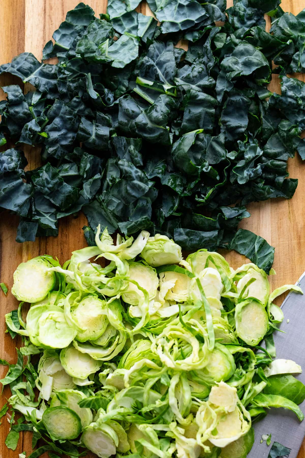 Warm Kale and Brussel Sprout Salad with Farro A Simple Palate
