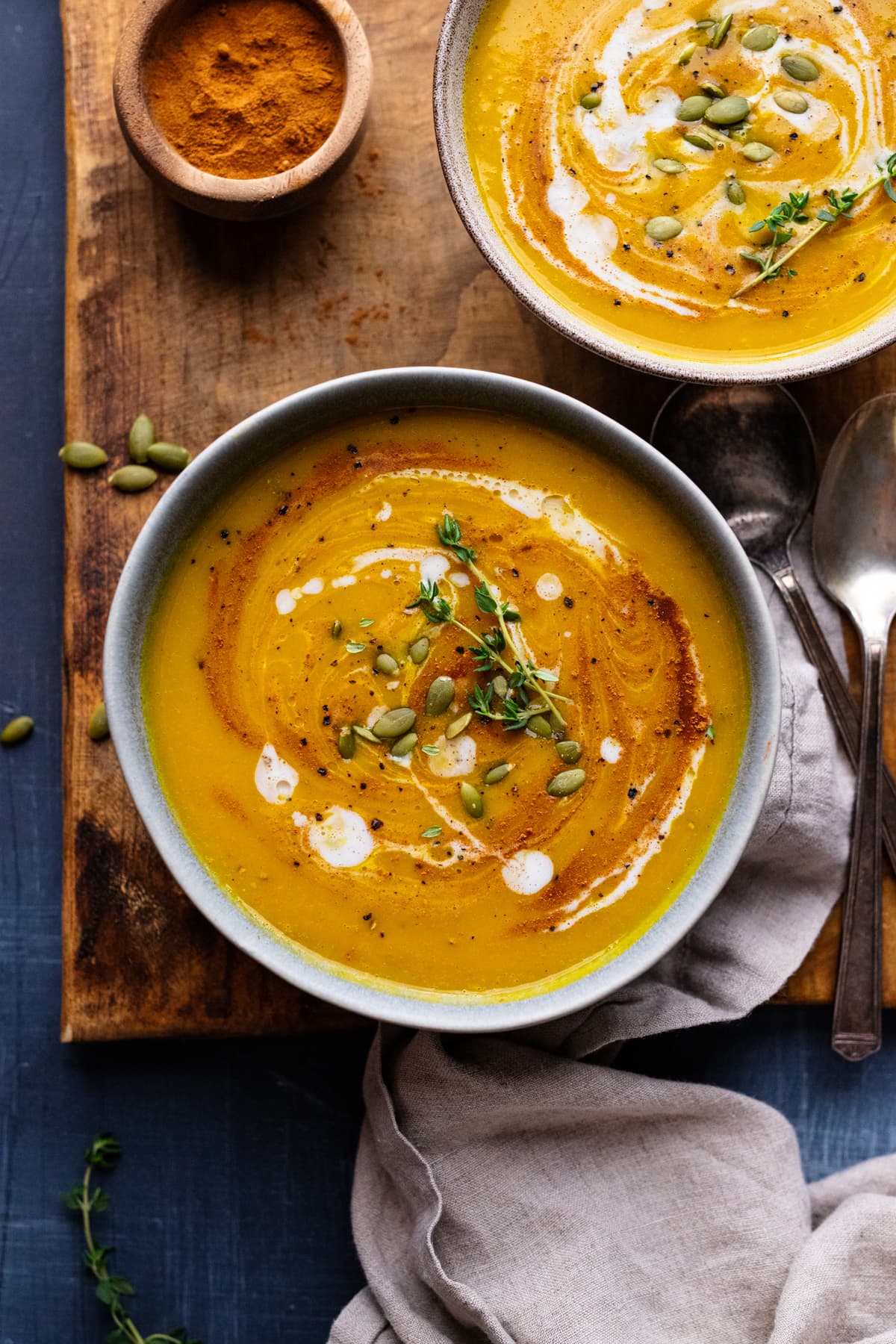 Curried Butternut Squash Soup