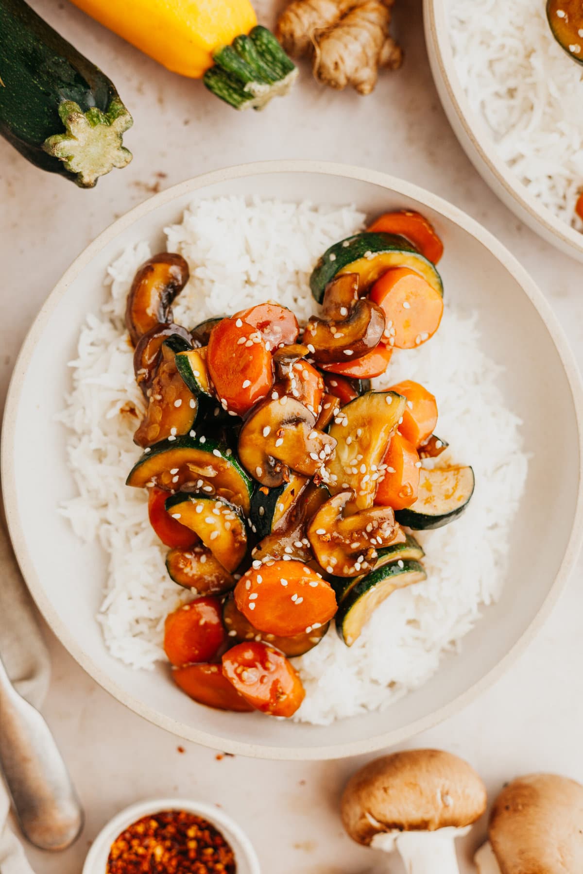 Zucchini Stir-Fry