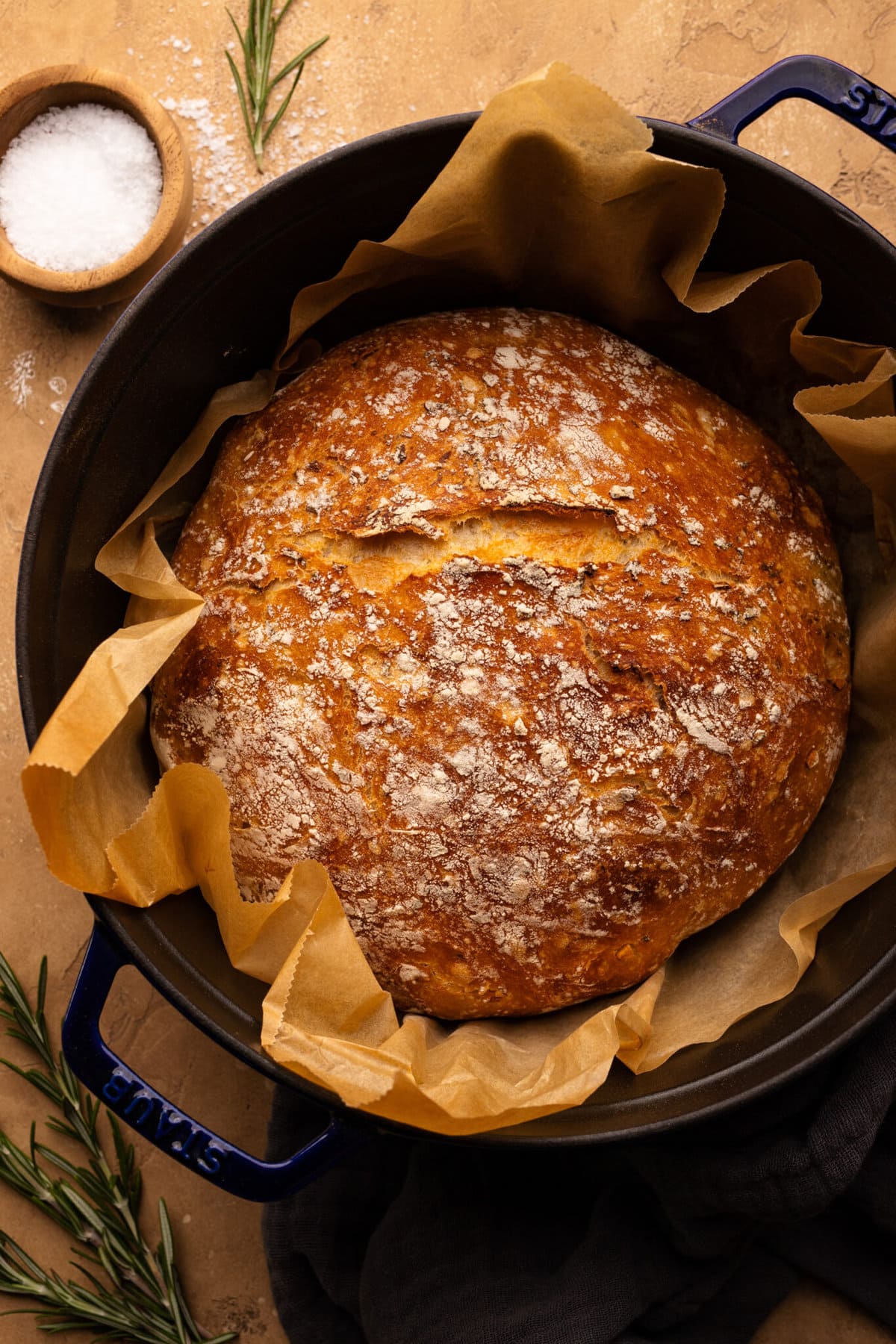 Dutch Oven Rosemary Garlic Bread A Simple Palate