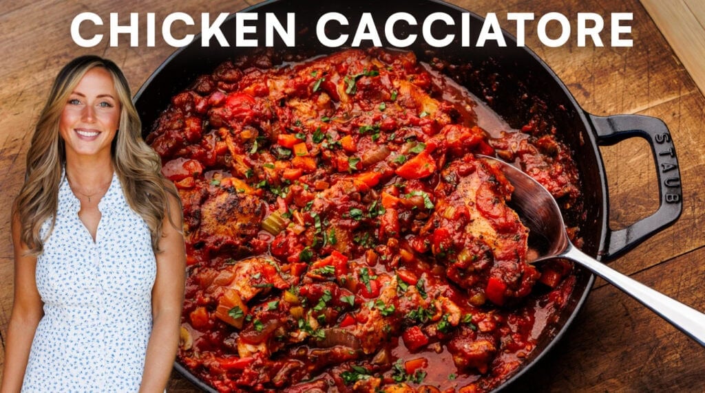 chicken cacciatore video thumbnail