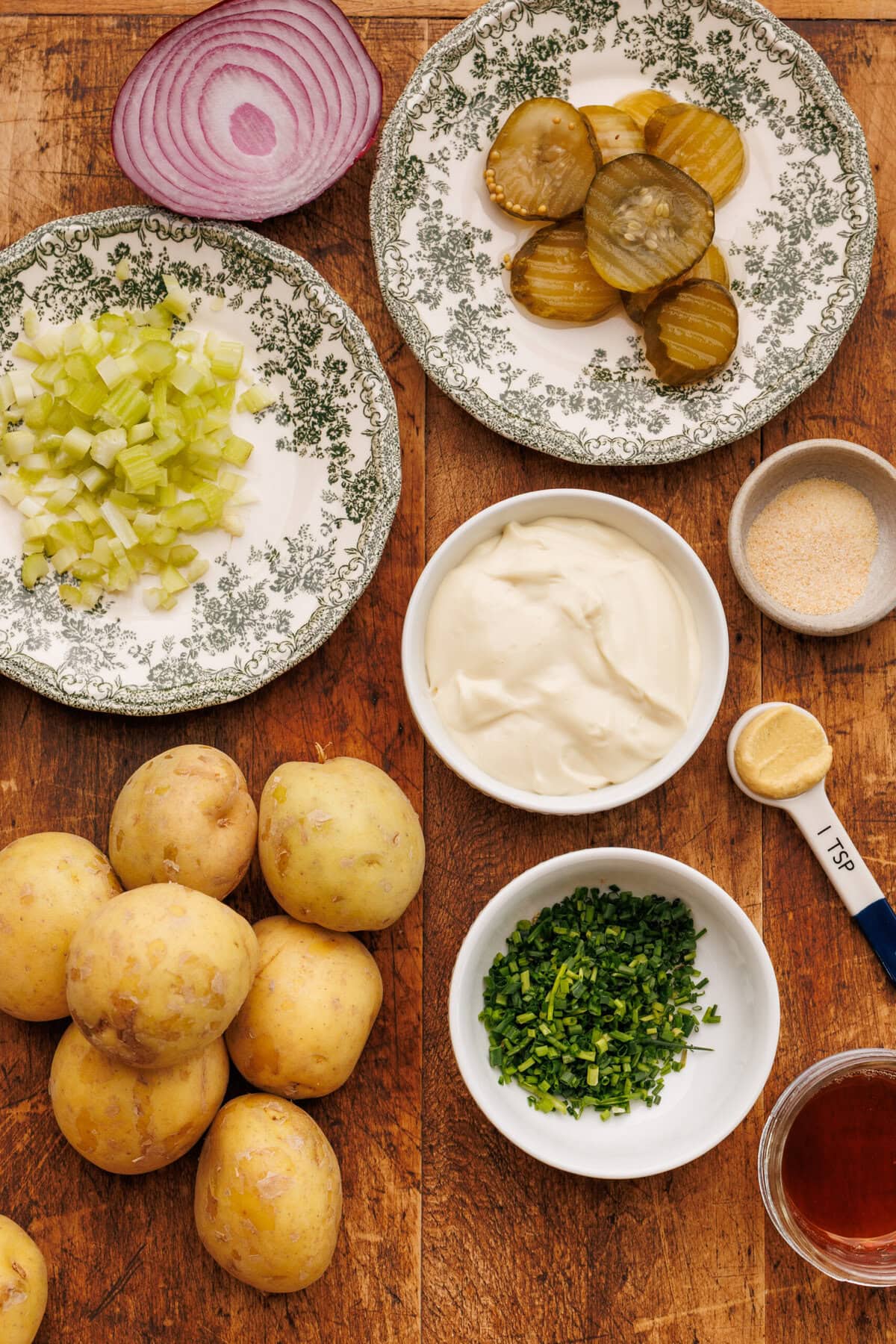 ingredients for potato salad